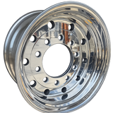 22.5" x 12.25" Aluminum Super Single Wheel – Stud Piloted