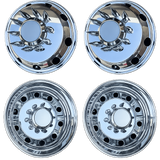 19.5" x 6.75" Aluminum Dually Wheel Package – Hub Piloted
