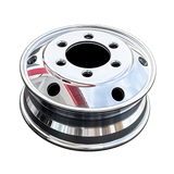 Aluminum Wheel 19.5" x 6.00" Dual 6holes x 8.75”(222.25mm) for Hino, Isuzu NPR& NRR, GMC W series