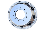 19.5" x 6.75" Aluminum Dually Wheel – High Polished Both Sides