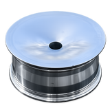24" x 10" Aluminum Blank Single CAR Wheel – Polished Outside