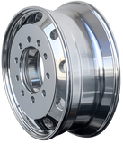 22.5" x 8.25" Flat-face Aluminum Wheel – Hub Piloted