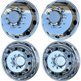 19.5" x 6.75" Aluminum Dually Wheel Package – Hub Piloted