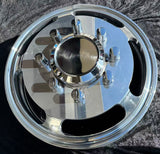 Package of 6pcs 19.5" x6 aluminum wheels extra Polished Dual Wheel 8x6.5" 5Triangle design 4pcs  aluminum wheels+2pcs steel wheels +4pcs covers (Copy)