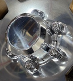 Aluminum Billet Wheel Caps with Metal Push-On Lug Nut Covers for Hino 195, Isuzu NPR &amp; Isuzu NRR
