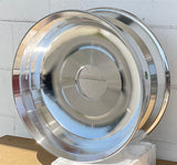 ALUMINUM BLANK SINGLE WHEEL 17.5x6.75 polished outside for all position, no warranty & no liability
