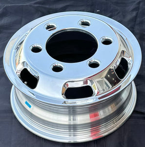 Aluminum Wheel 16" x 6.00" Dual 6holes x 8.75”(222.25mm) for Hino, Isuzu NPR& NRR, GMC W series