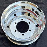aluminum whee 17.5"x6.00" Forged Aluminum Deepside polished 6-Hole, 205mm Bolt Circle, -Piloted-Lift Axle