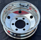 Aluminum Wheel 19.5" x 6.00" Dual 6holes x 8.75”(222.25mm) for Hino, Isuzu NPR& NRR, GMC W series
