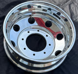19.5" x 6.00" Aluminum Wheel Dual 8 holes x 225mm 1999-2004 Ford F-450/550