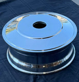 22.5" x 8.25" / 24.5" x 8.25" Aluminum Blank Wheel – High Polished Both Sides