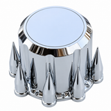 ALUMINUM BILLET CAP 8X275 WITH ABS CHROME SPIKE