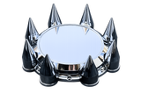ALUMINUM BILLET CAP 8X275 WITH ABS CHROME SPIKE