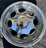 Package of 6pcs 19.5" x6 aluminum wheels extra Polished Dual Wheel 8x6.5" 8Oval design 4pcs  aluminum wheels+2pcs steel wheels +4pcs covers