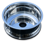 24" x 8.25" Full Blank Aluminum Dually Wheel