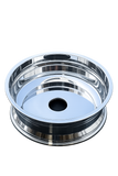 24" x 8.25" Aluminum Blank Flat-face Wheel – High Polished Both Sides