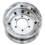 17.5" x 6.00" Polished Aluminum Wheel – 6 x 205mm Hub-Piloted Lift Axle