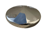 Chrome Metal Rear Position Hub Cap  with Diamond design for 8 inches Hub  10-hole x285.75mm bolt Circle